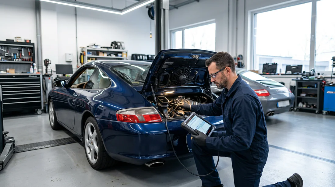 Entretien préventif moteur Porsche 996