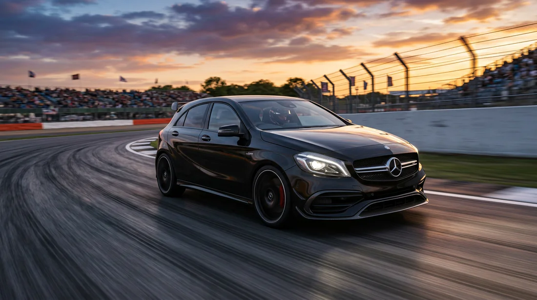 Tableau comparatif des performances de l'A45 AMG