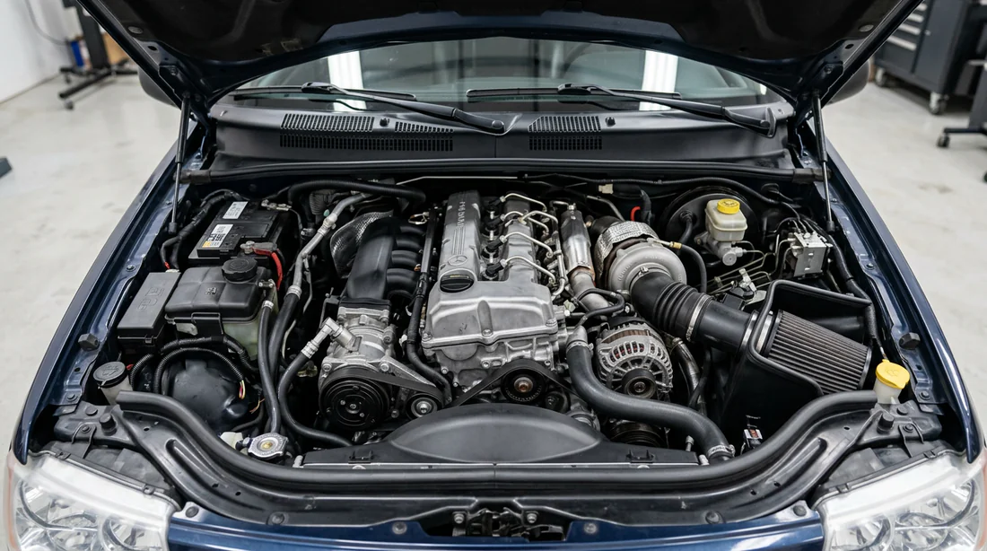 Moteur Mercedes 2.7 CRD dans un Jeep Grand Cherokee