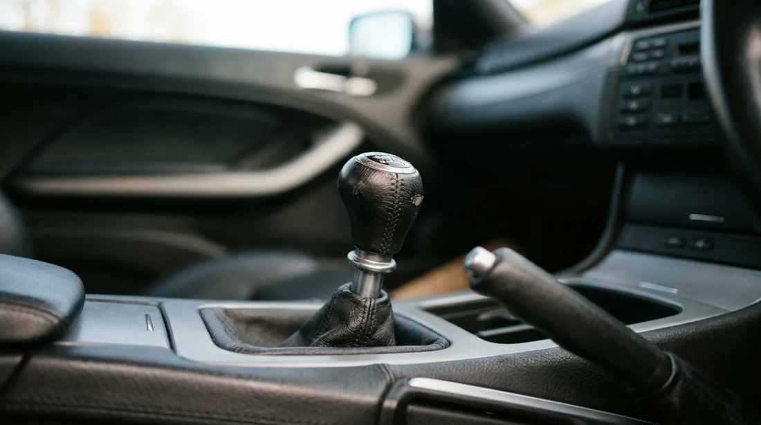 Levier de vitesse en cinquième vitesse