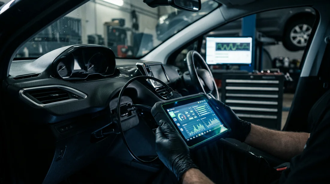 Diagnostic électronique d'une Peugeot 2008