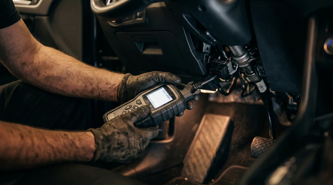 Diagnostic électronique d'une boîte de vitesses automatique Clio 2