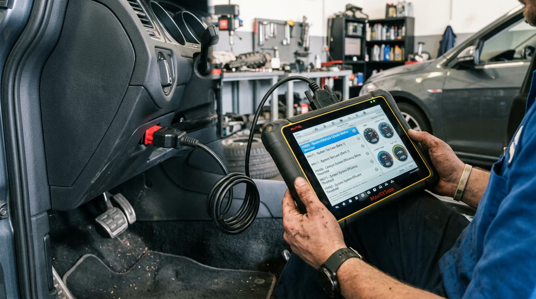 Diagnostic électronique d'un véhicule Ford