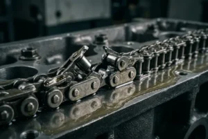 Chaîne de distribution moteur brisée