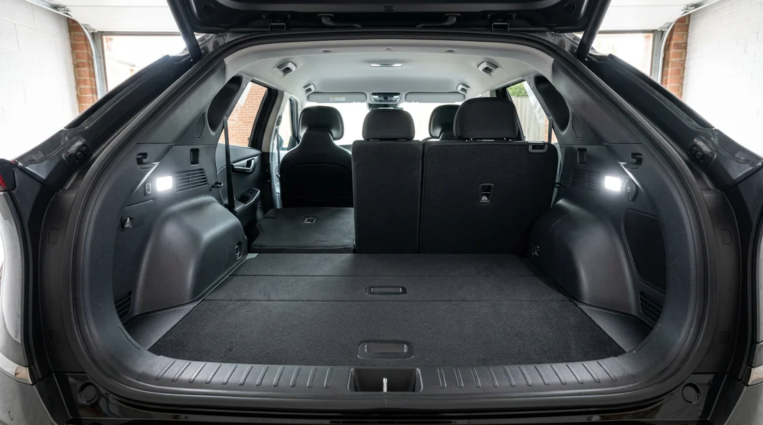 Mesure et volume du coffre arrière de la Kia EV6